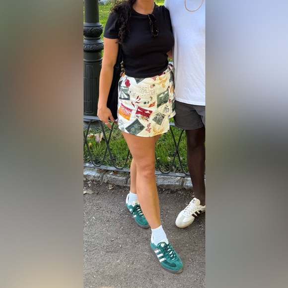 Reformation Eva Linen Skort Ivory - Size 6 - Picture 5 of 11